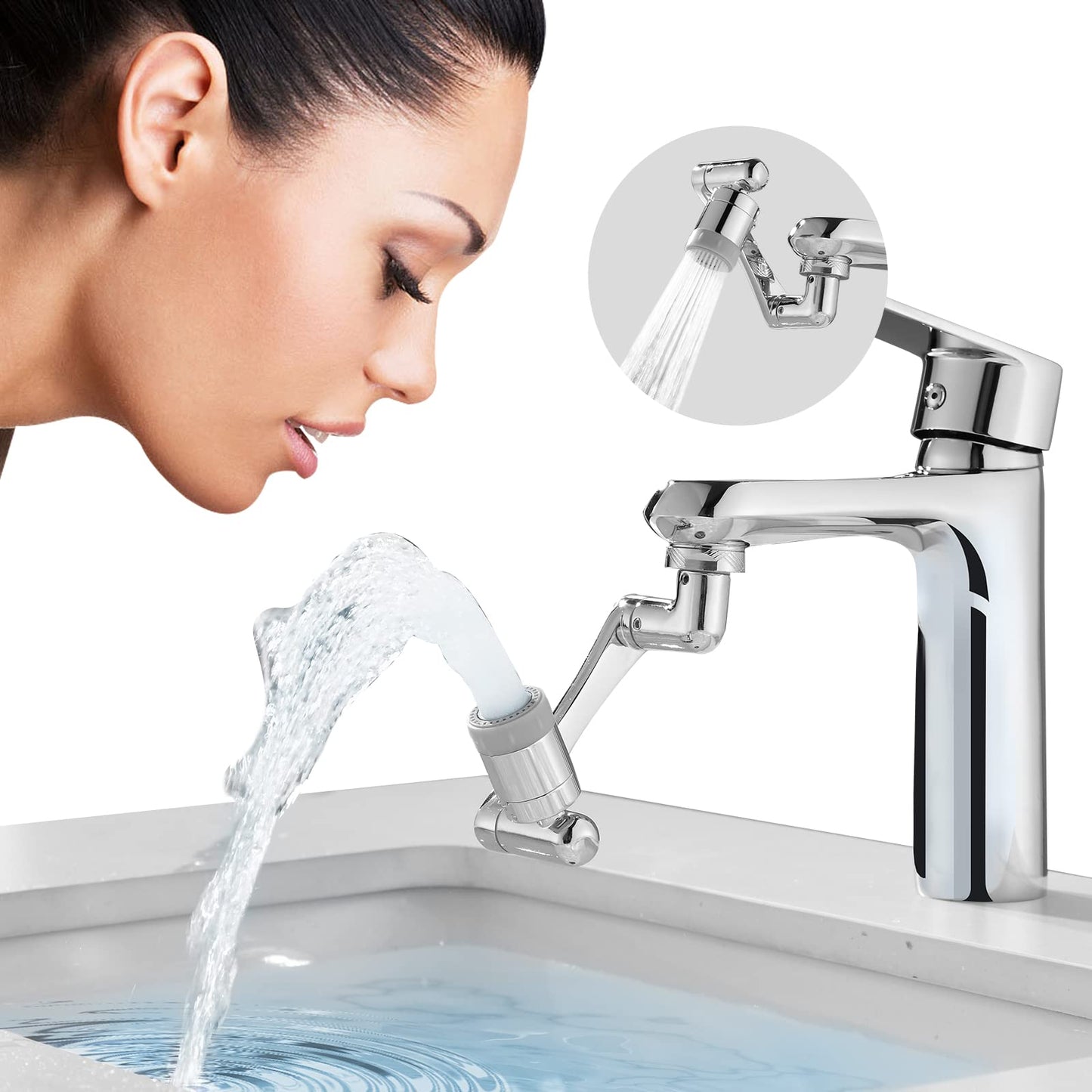 New 1080° Rotatable Faucet - Promo 50% OFF (BUY 2 + FREE SHIPPING)