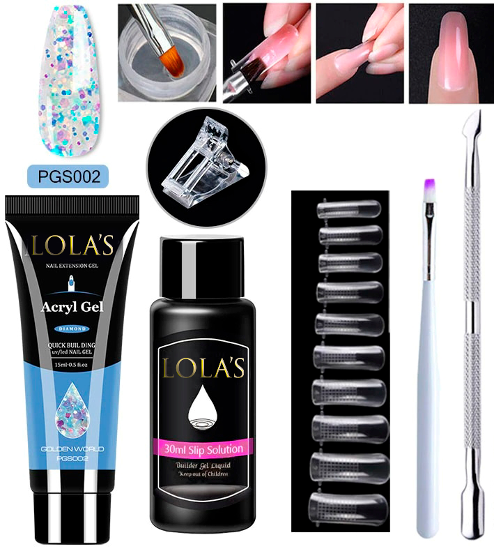 Lola's Polygel Nails Kit 2023 (BUY 2 + FREE SHIPPING)