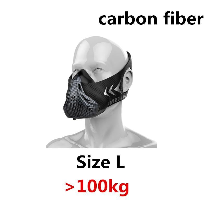High Altitude Training Mask Carbon Fiber / L