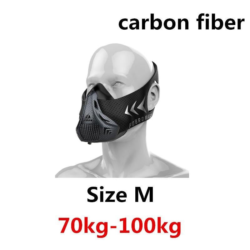 High Altitude Training Mask Carbon Fiber / M