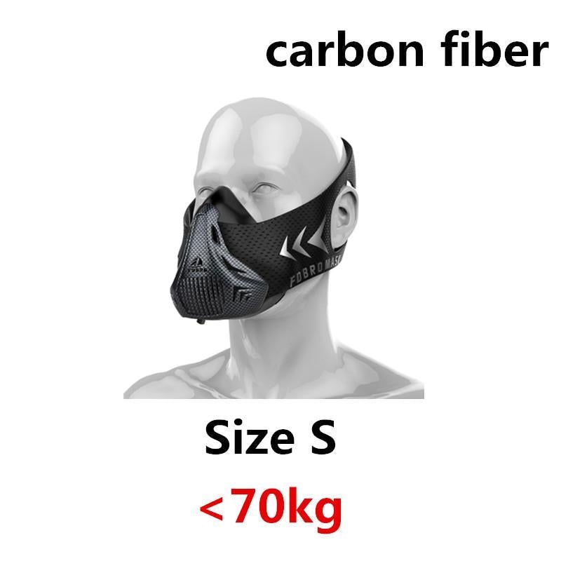 High Altitude Training Mask Carbon Fiber / S