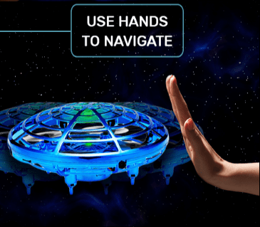 Airtime Hand-Controlled Flying Mini-Drone **black Friday 60% Off**