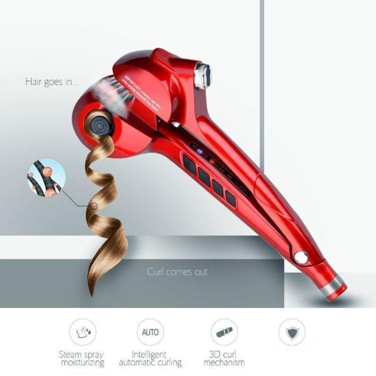 Automatic Ceramic Curling Roller China / Red Eu Beauty