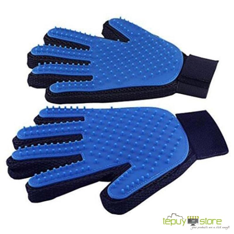 Pet Grooming Deshedding Brush Glove (For Cats/dogs)