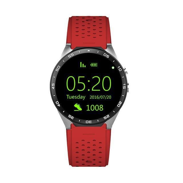 Best Rated Mtk 2018 Smartfit Gps Smartwatch For Android And Iphone Red
