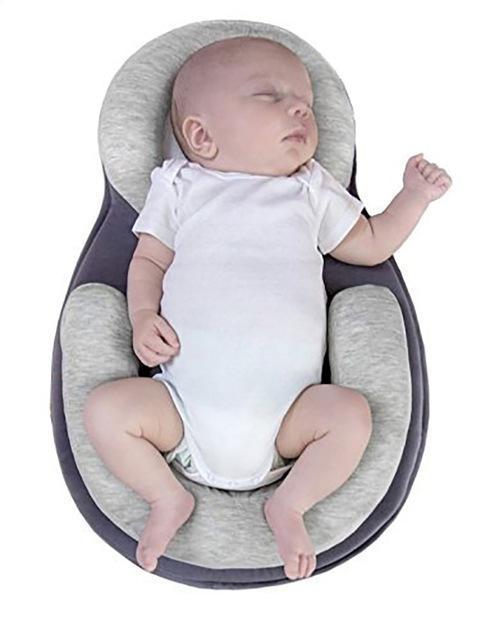 Portable Baby Bed Gray