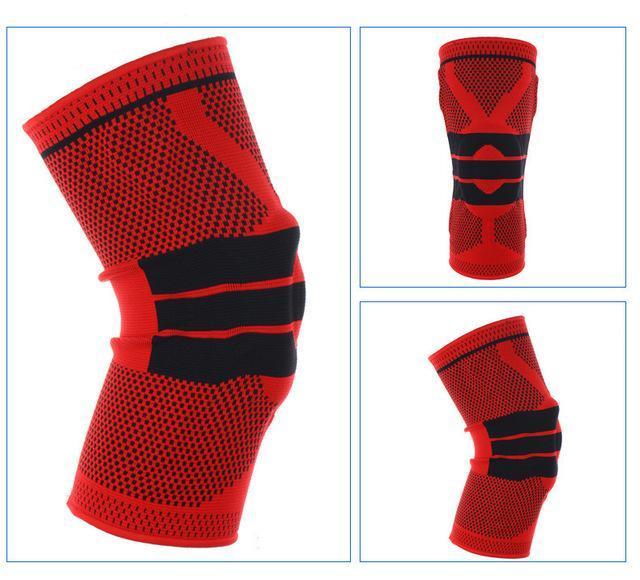 Nylon Silicon Knee Protection Red / 36Cm To 42Cm