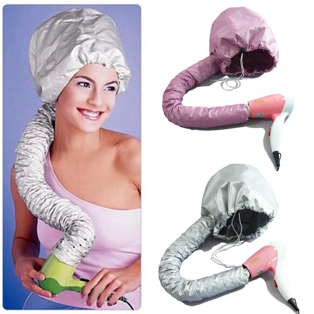 Hood Hair Dryer Silver