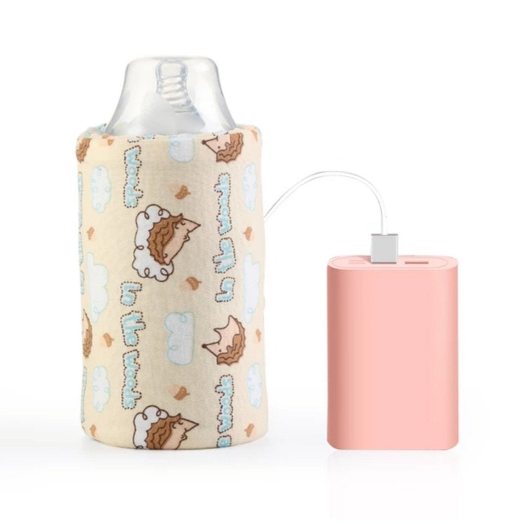 Portable Usb Baby Bottle Warmer (50% Discount Today) Hedgehog