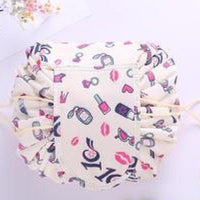 Crazy Combo Lazy Drawstring Quick Makeup Bag ( One Of Each Color X10Bags ) Beauty