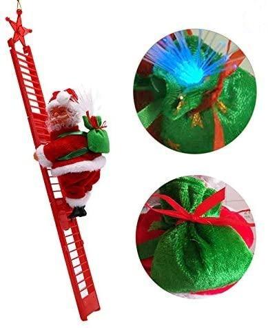 Electric Climbing Santa Red