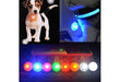 Flashing Led Dog Collar Pendant Clip Light