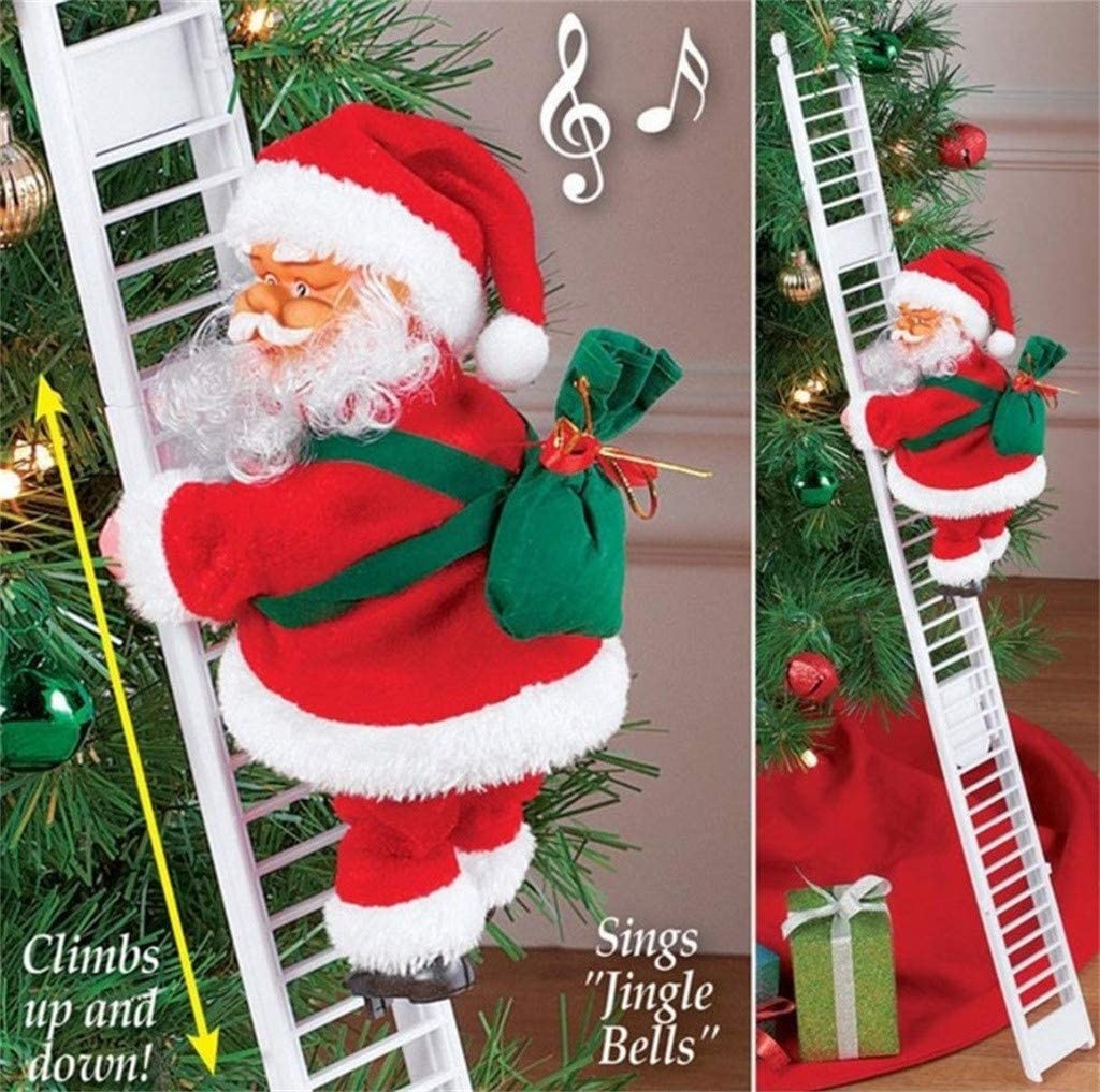Electric Climbing Santa