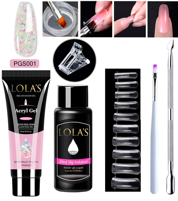 Lola's Polygel Nails Kit 2023 (BUY 2 + FREE SHIPPING)