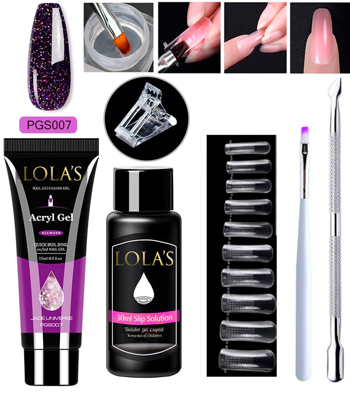 Lola's Polygel Nails Kit 2023 (BUY 2 + FREE SHIPPING)