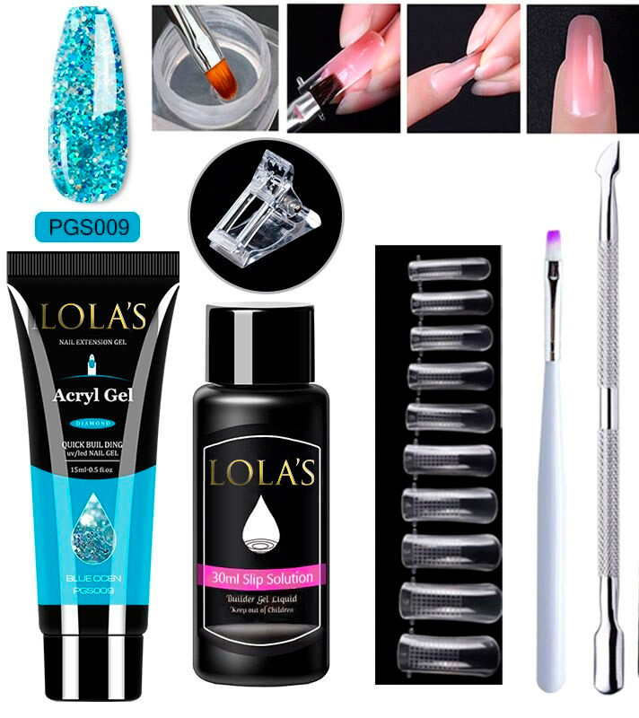 Lola's Polygel Nails Kit 2023 (BUY 2 + FREE SHIPPING)