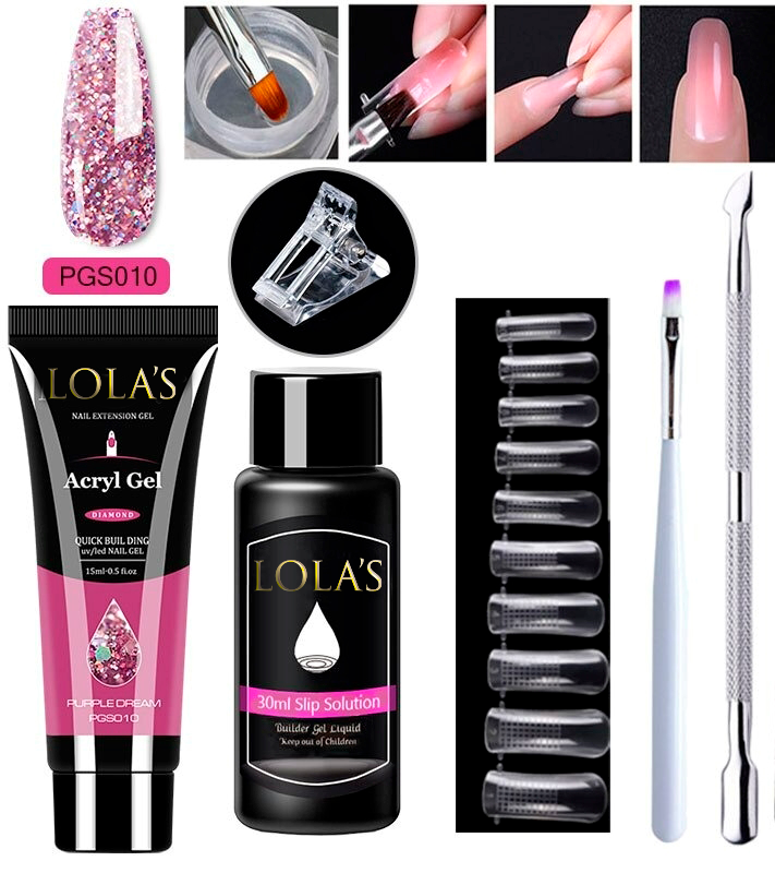 Lola's Polygel Nails Kit 2023 (BUY 2 + FREE SHIPPING)