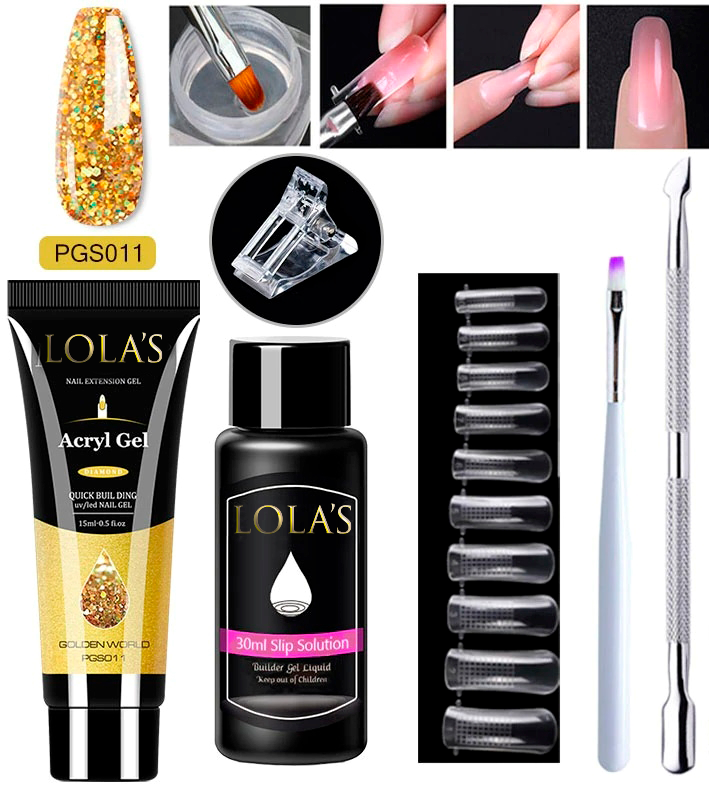 Lola's Polygel Nails Kit 2023 (BUY 2 + FREE SHIPPING)