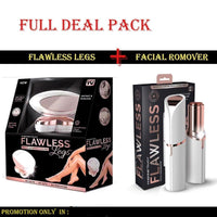 Flawless Legs Hair-Remover Full Deal Pack (Legs + Facial) Beauty