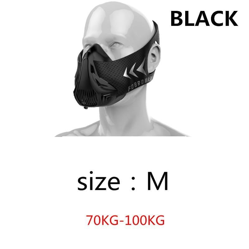 High Altitude Training Mask Black / M