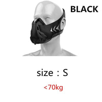 High Altitude Training Mask Black / S