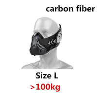 High Altitude Training Mask Carbon Fiber / L