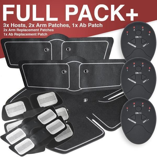 Ultimate Abs Stimulator (Full Pack+)Abs+Arms+10 Pads Fitness
