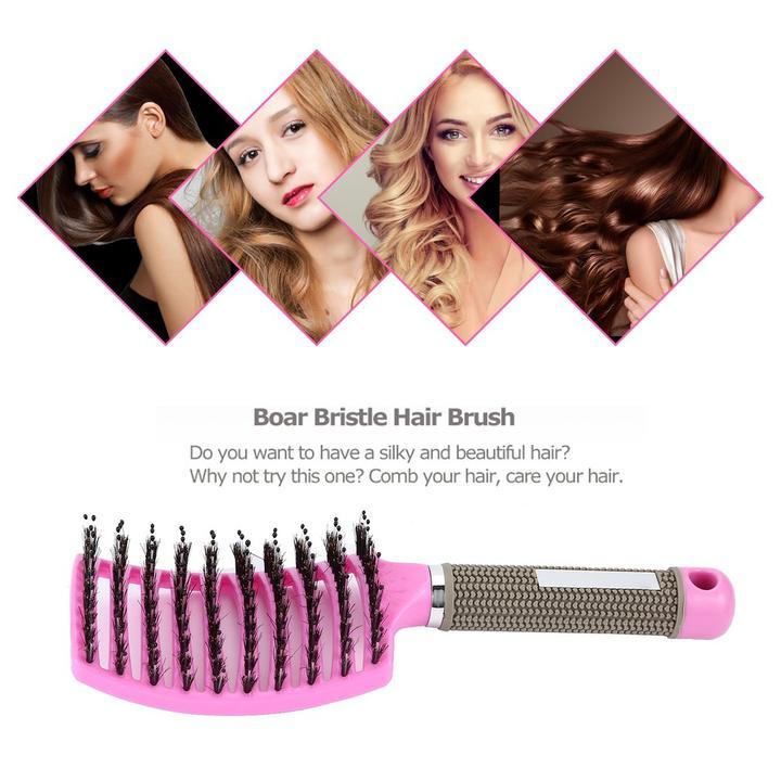 Detangler Bristle Nylon Hairbrush (50% Off Today)