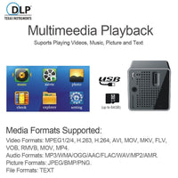 Mini Projector 1080P Hd