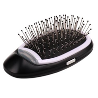 Portable Ionic Hair Brush Black