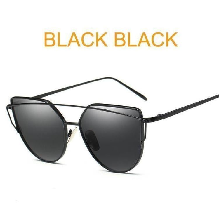Cats Eye Sunglasses 6627 Black