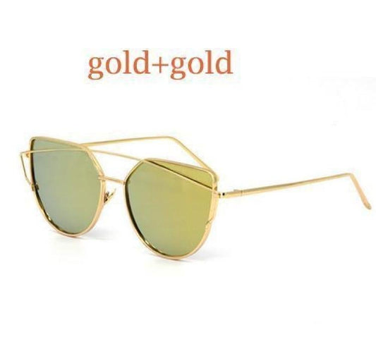 Cats Eye Sunglasses 6627 Gold