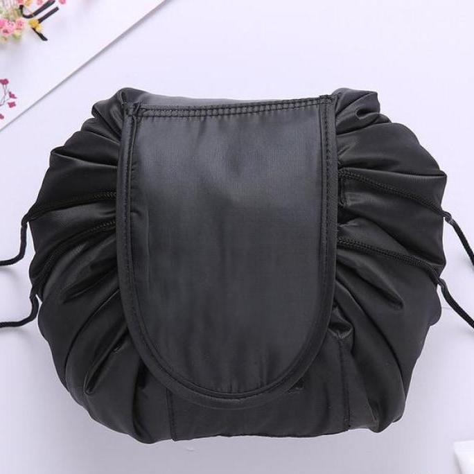 Lazy Drawstring Quick Makeup Bag Black / 1 Bag 50% Off Beauty