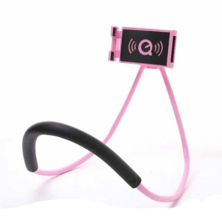 Lazy Neck Phone Holder Pink