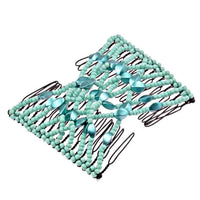 Magic Elastic Hair Comb Blue
