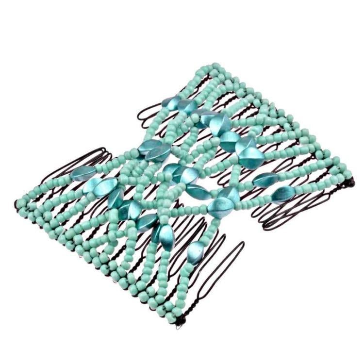 Magic Elastic Hair Comb Blue