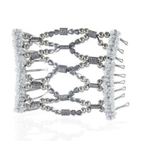 Magic Elastic Hair Comb Silver