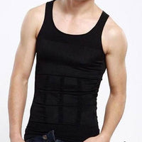 Mens Body Slimming Vest Black / L