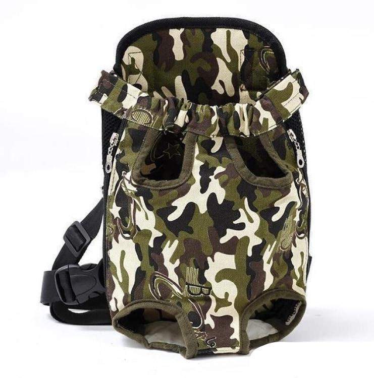 Pet Carrier Dog Front Chest Backpack Camouflage / S