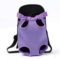 Pet Carrier Dog Front Chest Backpack Purple / S