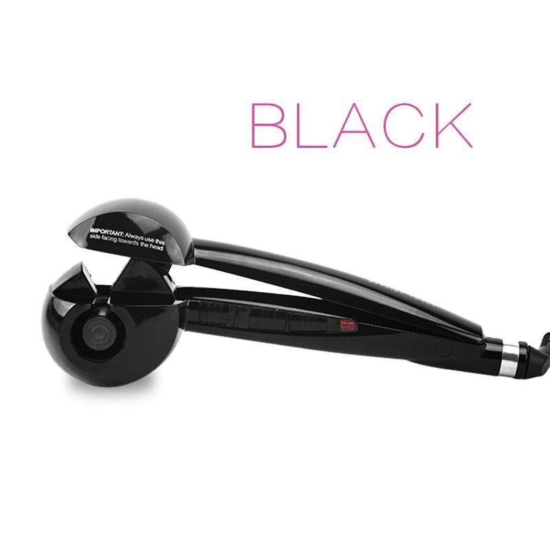 Amazing Automatic Steam Hair Curler Black