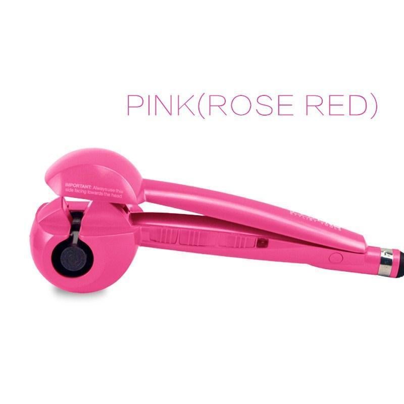 Amazing Automatic Steam Hair Curler Pink