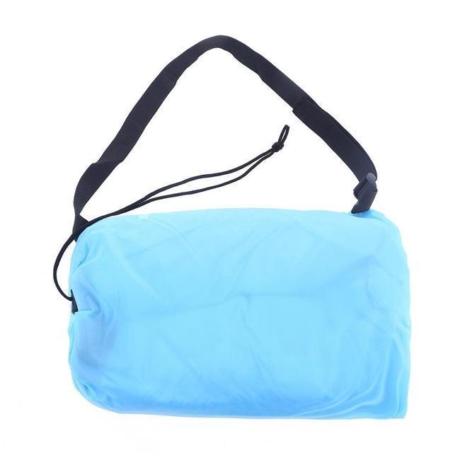 Inflatable Airbed Hammock Sky Blue