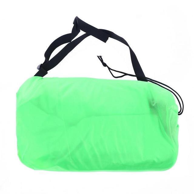 Inflatable Airbed Hammock Green