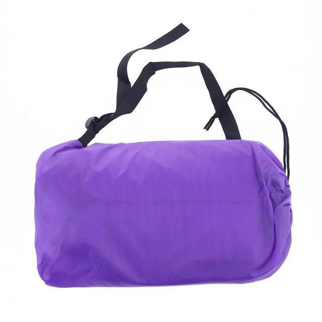 Inflatable Airbed Hammock Purper