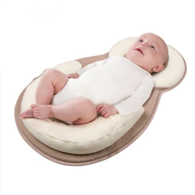 Portable Baby Bed Creamy-White