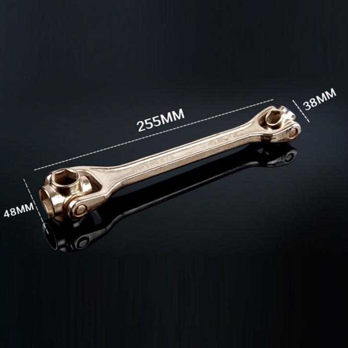 All-In-One Socket Wrench Spanner Yellow 8-21Mm