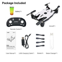 Jjrc Foldable Pocket Drone White 1 Battery