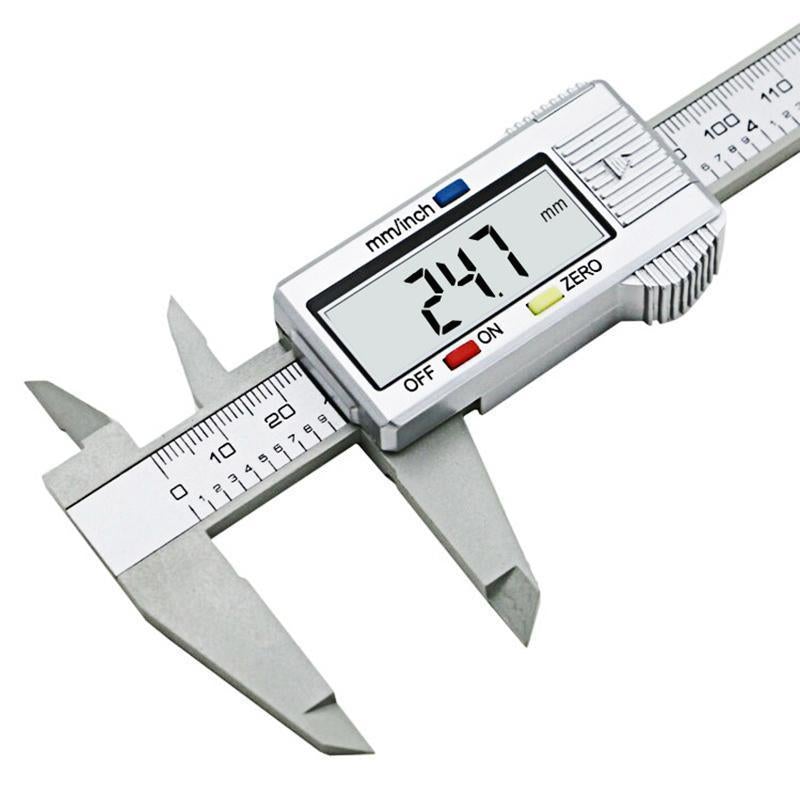 1 Pc New 0-150Mm 6Inch Lcd Digital Electronic Carbon Fiber Vernier Caliper Gauge Micrometer