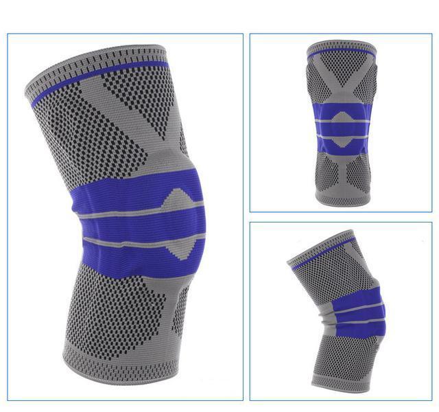 Nylon Silicon Knee Protection Grey / 36Cm To 42Cm